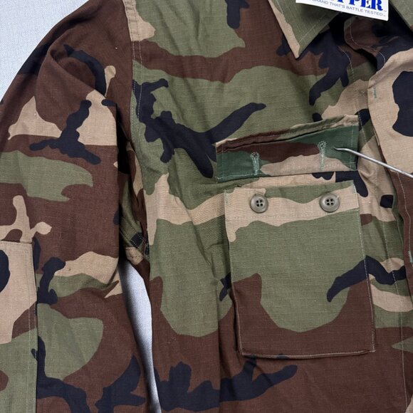 Propper BDU Top 4-Pocket Woodland Camouflage Ripstop Cotton Size XL Long NWT - Picture 5 of 12